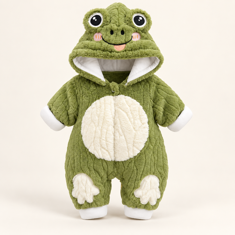 Green Frog romper