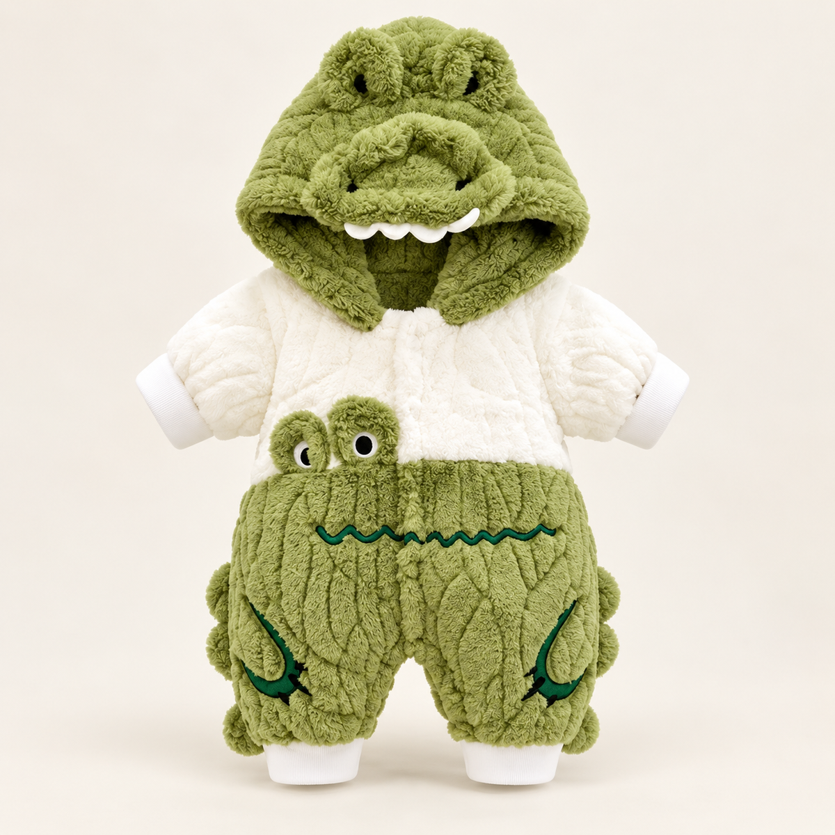Green Crocodile romper