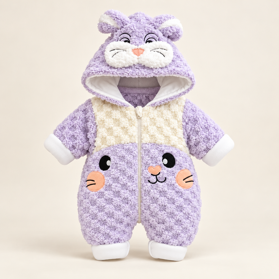 Lavender Bunny romper